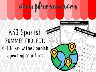 KS3 Spanish - Research project on Spanish-speaking countries