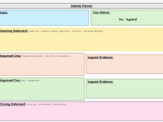 KS2 / KS3 Class Debate Resource Pack