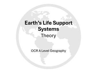 Earth's Life Support Systems - Theory