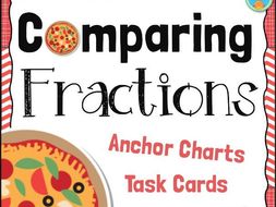 Comparing Fractions Posters, Task Cards, and Assessment