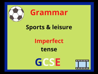 French imperfect tense - sports leisure