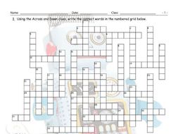 Technology Gadgets Crossword Puzzle Teaching Resources