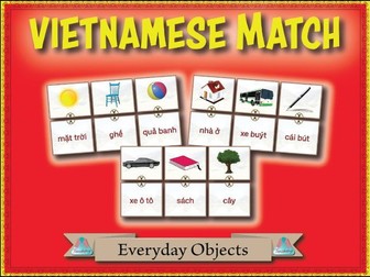 Vietnamese Match - Everyday Objects