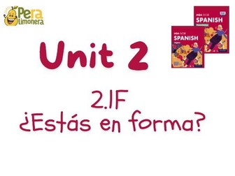 2.1F ¿Estás en forma?