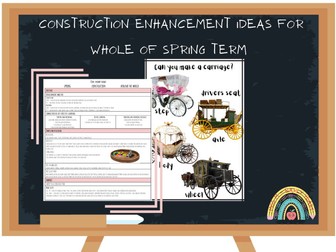 Construction ideas for whole of Spring Term