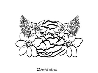 Flower crown template
