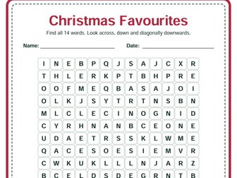 20 Christmas Word Searches | KS2 Festive Activity Pack