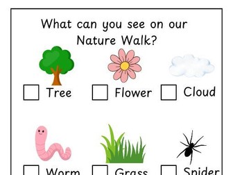 Nature Scavenger Hunt