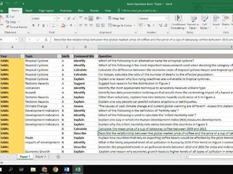 Edexcel B GCSE Geography Exam Question Bank - Paper 1