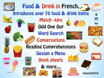 French – Food & Drink - A Complete Pack.