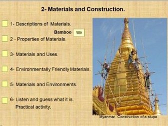 Materials and their characteristics