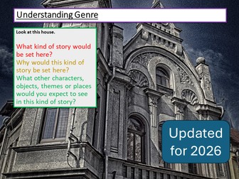 Creative Writing Understanding Genre