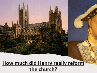 How much did Henry VIII really reform the Church of England?