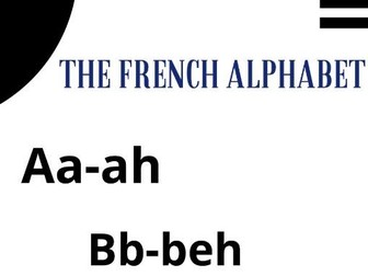 French Alphabet Booklet