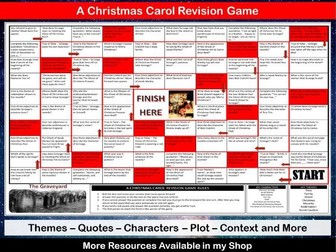 A Christmas Carol Revision Game