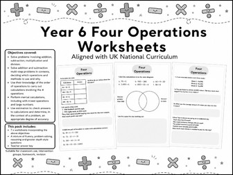 YEAR 6 NUMBER - Four Operations