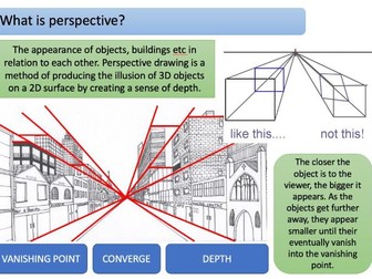 One and Two Point Perspective (Impressionist Landscapes)