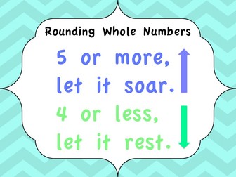rounding worksheets, activity's and songs