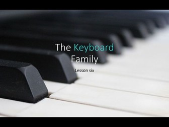 The Keyboard Family - Musical Instruments and Instrumental Families