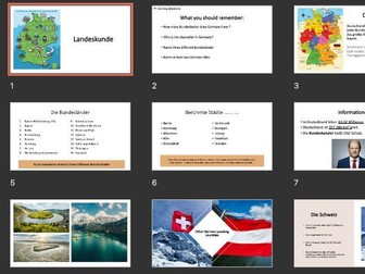 Deutschland Landeskunde / Geographie Presentation