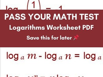 Logarithmic Equations Worksheets | Step-by-Step Practice + Solutions Included