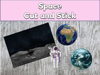 Space fine motor and scissor skills