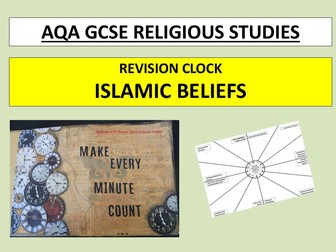 Revision Clock AQA GCSE Religious Studies - Islamic Beliefs