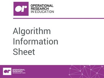 Algorithm Info Pack