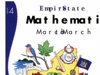 Empire State. Mathematics. March to March. Grade 4