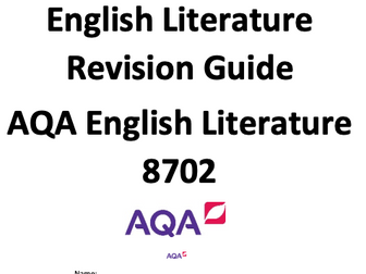 AQA English Literature Revision Booklet