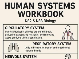 Human Systems Workbook – KS2 & KS3 Biology | Editable & Printable