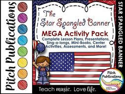 Star Spangled Banner Mega Activity Pack Lesson Plans Centers