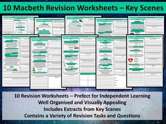 Macbeth Revision Worksheets