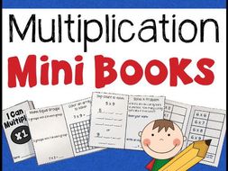 Multiplication Mini Books - x1 through x10