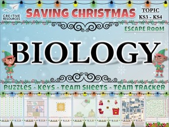 Christmas Biology Escape Room