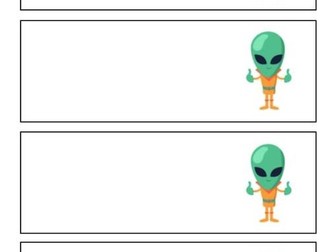Alien Word Template