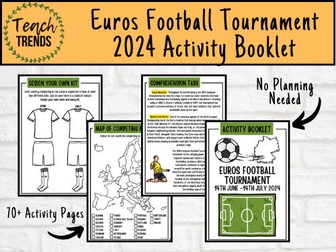 Euros Football Tournament 2024 Activity Booklet