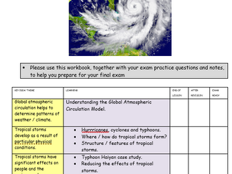 AQA GCSE weather hazards booklet
