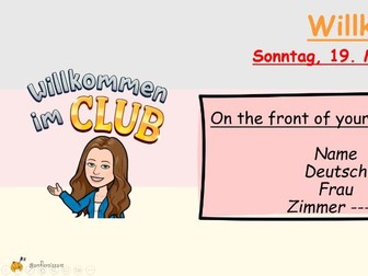 Willkommen - Welcome to German