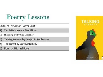 Poetry Cover Lessons – Ready-to-Use Resource for English