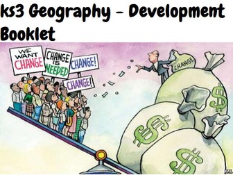 KS3 Geography Development topic - Full SOW booklet