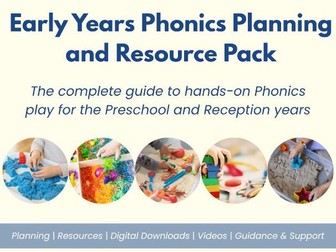 Early Years Phonics Planning and Resource Pack