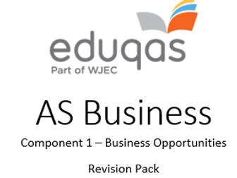 Eduqas AS Business Component 1 - Revision Pack