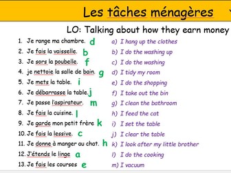 GCSE STUDIO FRENCH - Petit boulot