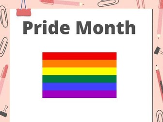 Pride Month  Assembly / Form Time Tutorial