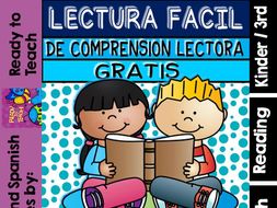 Easy Reading for Reading Comprehension in Spanish - Free Set
