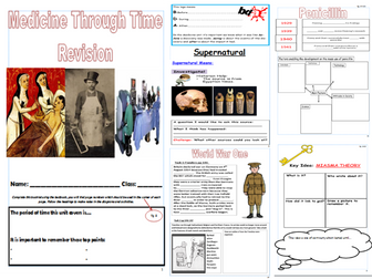 Medicine Through Time Revision Booklet