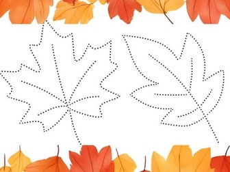 Autumn Pencil Control Sheets Nursery and Reception Fine Motor Pencil Control