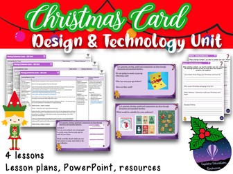 Moving Christmas Card D&T Project – 4 Design and Technology Lessons