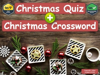 Chemistry Christmas Quiz & Crossword Pack!